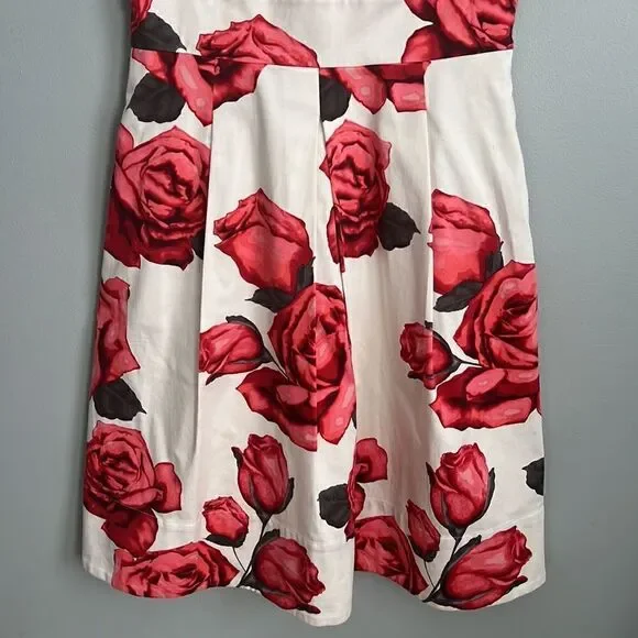 White House Black Market Women’s 4 floral sleeveless dress - Picture 4 of 14